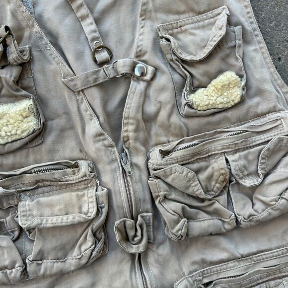 Vintage 80s Military Hunting Tactical Vest M - Picture 3 of 4